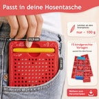 Magnetische Zeichentafel S Mini mit Kugeln – Magnetspiel ab 3 Jahren im Taschenformat für Wartezimmer & Alltag