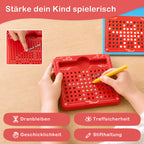 Magnetische Zeichentafel S Mini mit Kugeln – Magnetspiel ab 3 Jahren im Taschenformat für Wartezimmer & Alltag