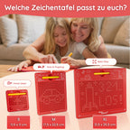 Magnetische Zeichentafel S Mini mit Kugeln – Magnetspiel ab 3 Jahren im Taschenformat für Wartezimmer & Alltag