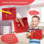 Magnetische Zeichentafel: Kreative Beschäftigung in Auto & Flugzeug – Magnetspiel als ideales Reisespiel